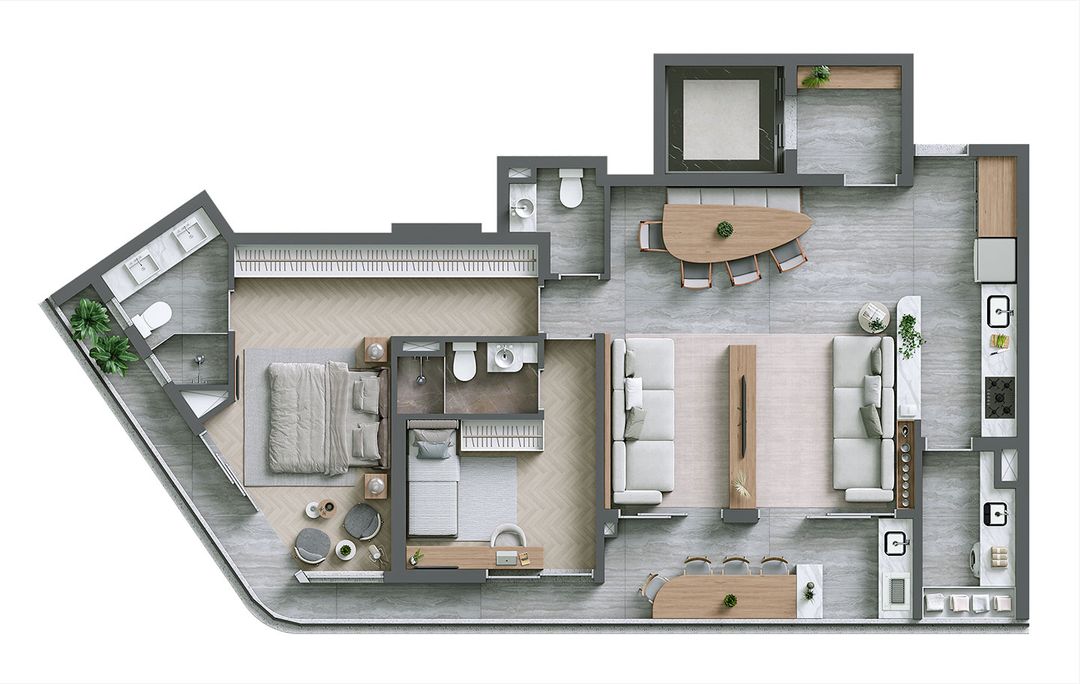 Infinity Alphaville - Aptos de 110, 142 e 218m²